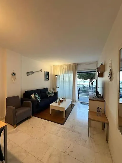 Unique Apartment With Direct Sea View Along The Beach In S'Abanell Central Park בלאנס 0*,
