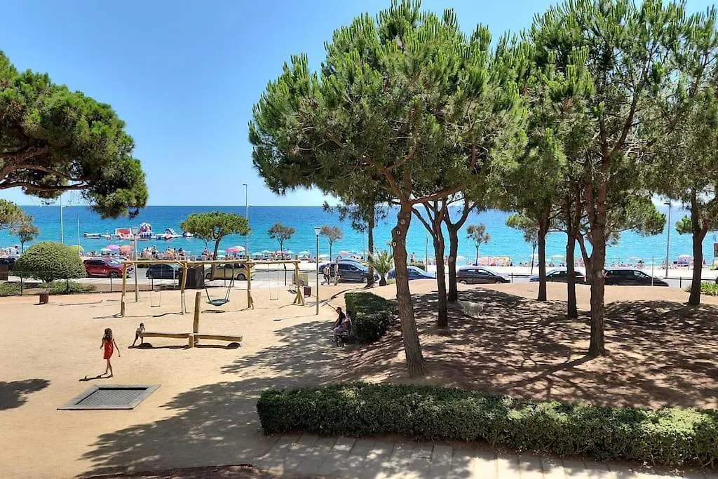 Unique Apartment With Direct Sea View Along The Beach In S'Abanell Central Park בלאנס