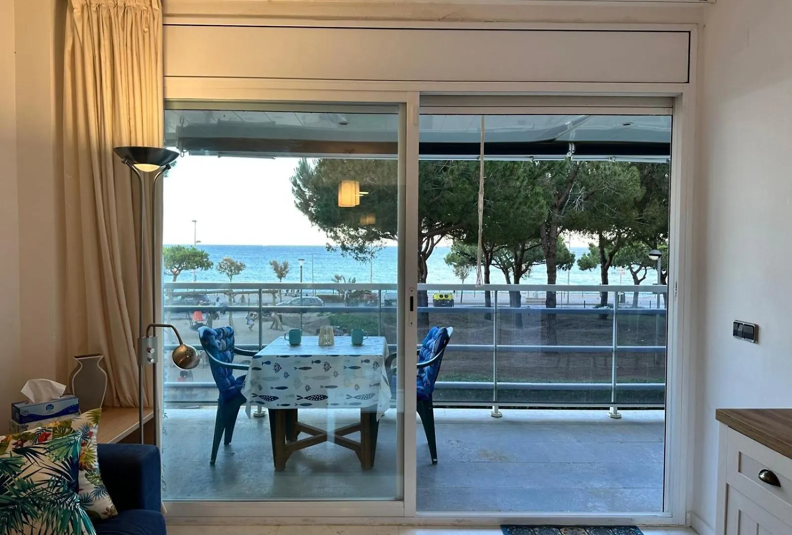 Unique Apartment With Direct Sea View Along The Beach In S'Abanell Central Park בלאנס ספרד